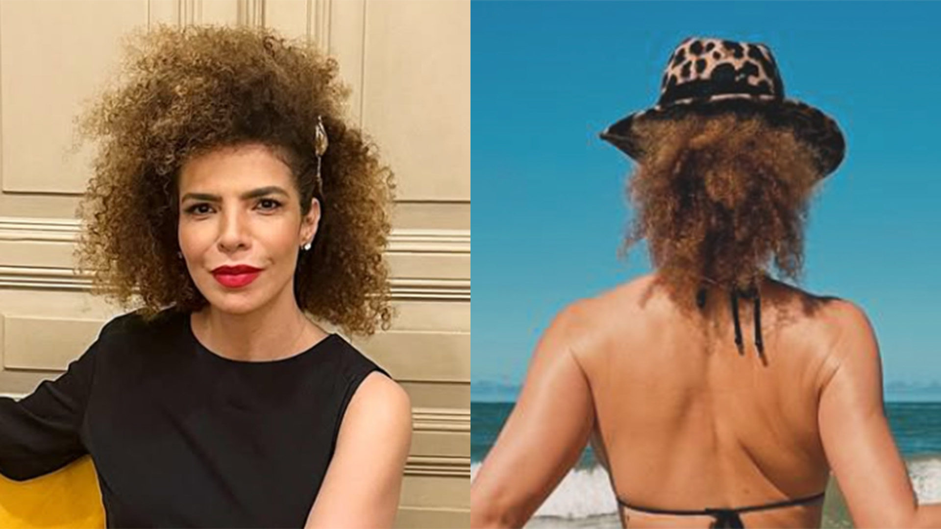 Vanessa da Mata exibe sua beleza impecável em fotos de fio-dental na praia