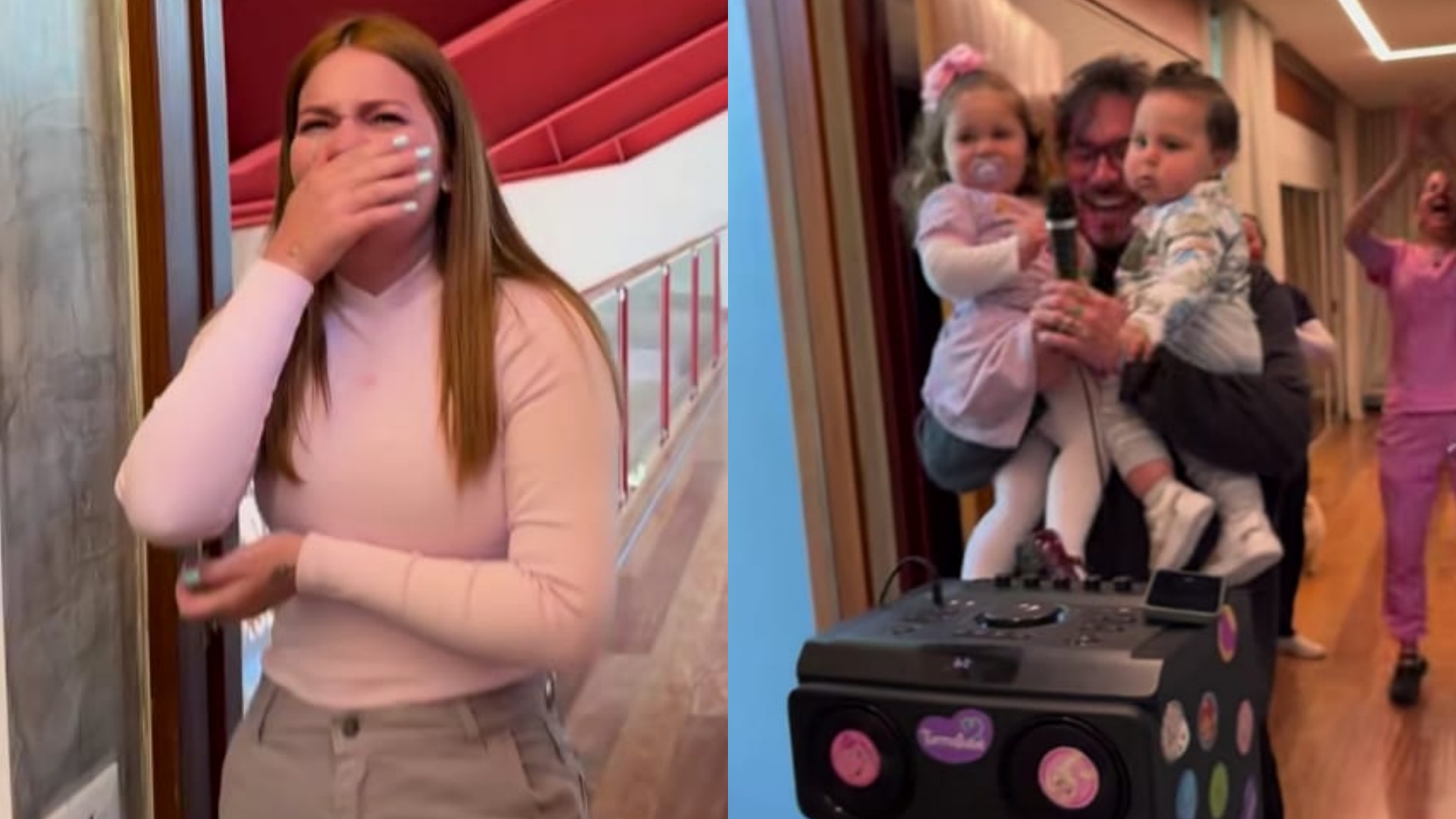 Viih Tube se emociona com surpresa da família após viagem de trabalho