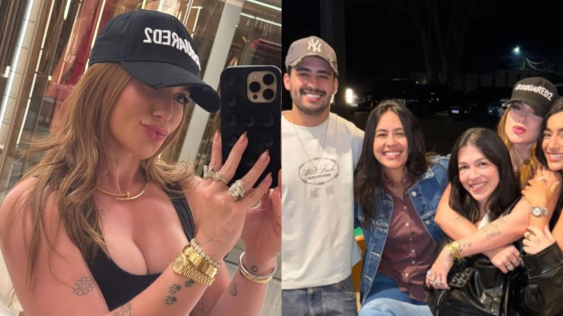 Virginia surge curtindo noite com os irmãos de Zé Felipe; veja