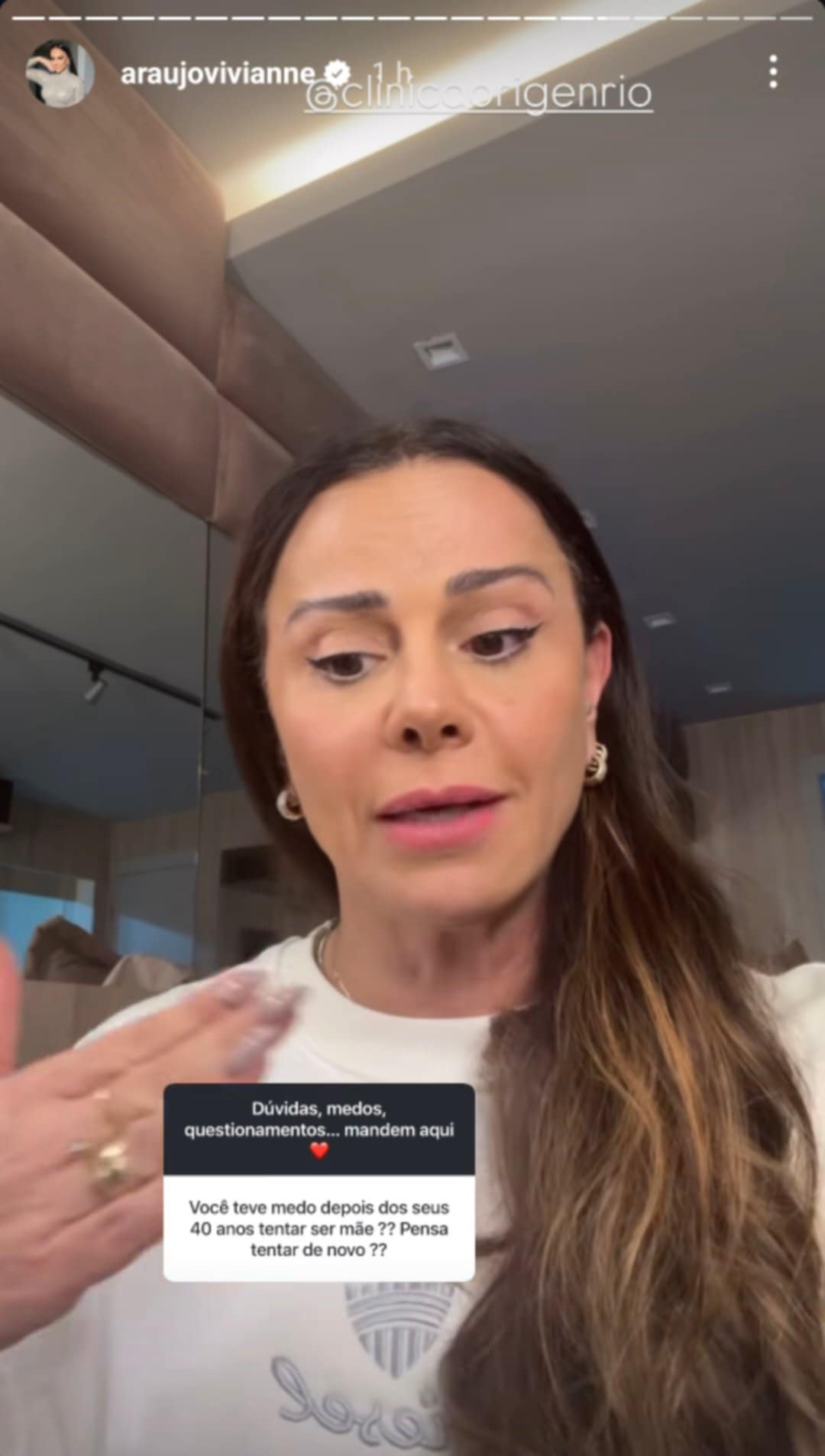 Viviane Araujo fala sobre ter mais filhos