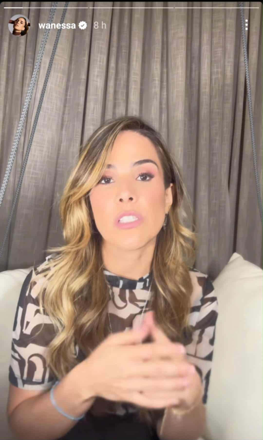 Wanessa Camargo se pronuncia