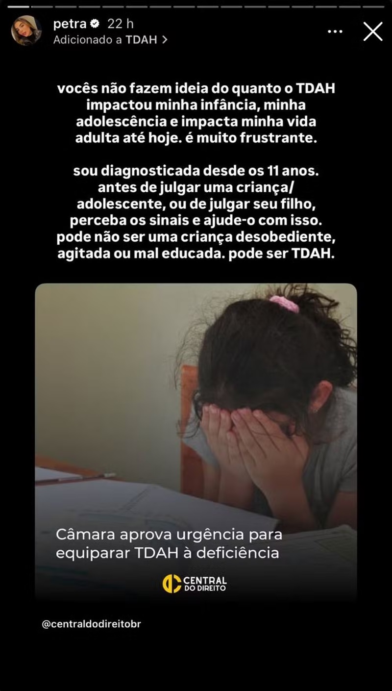 Posts de Petra Mattar — Foto: Reprodução | Instagram @petra