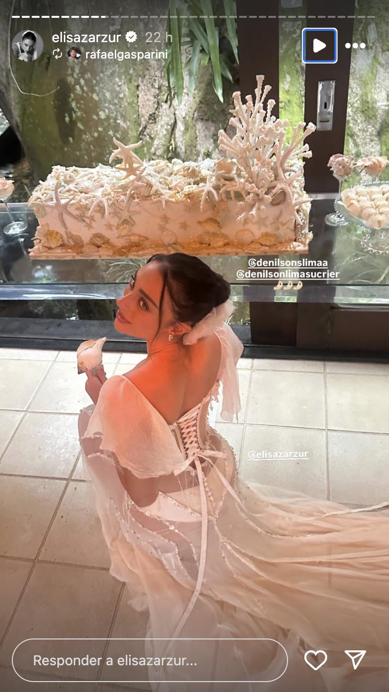 Alexandre Negrão e Eliza Zarzur na festa de noivado - Foto: Reprodução / Instagram