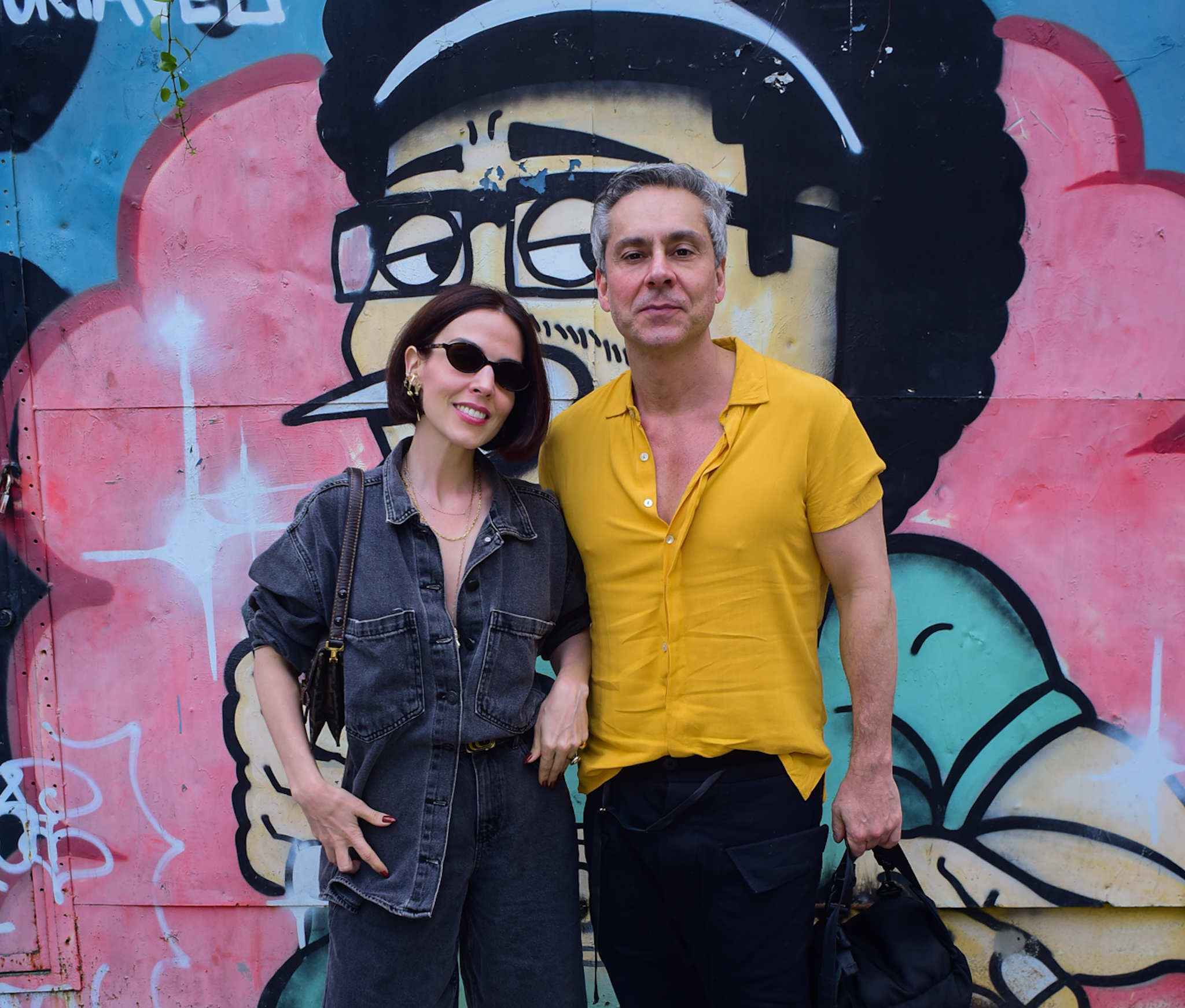 Alexandre Nero com a esposa 