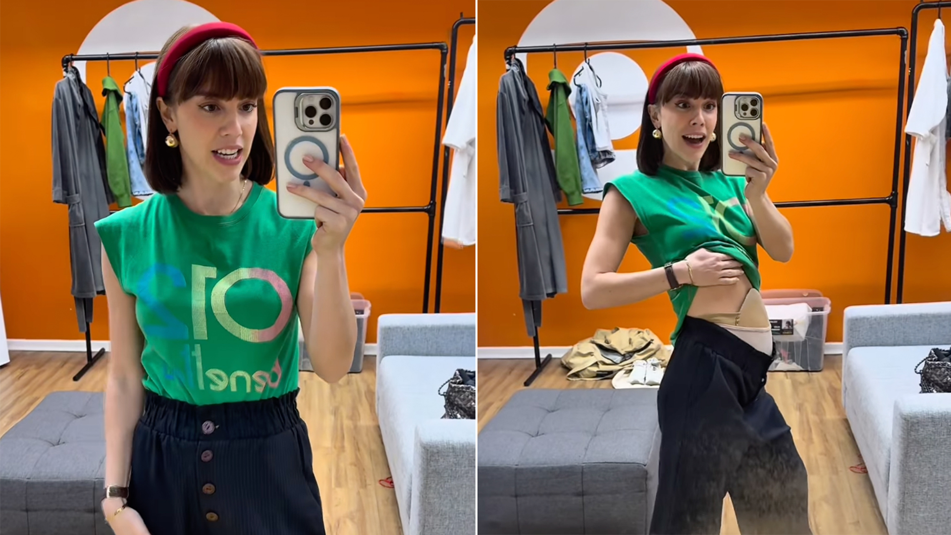 Alice Wegmann nos bastidores da novela Vale Tudo - Foto: Reprodução / Instagram @alicewegmann