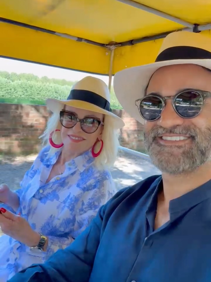 Ana Maria Braga com o marido, Fábio Arruda, na Itália - Foto: Reprodução / Instagram @anamariabragaoficial