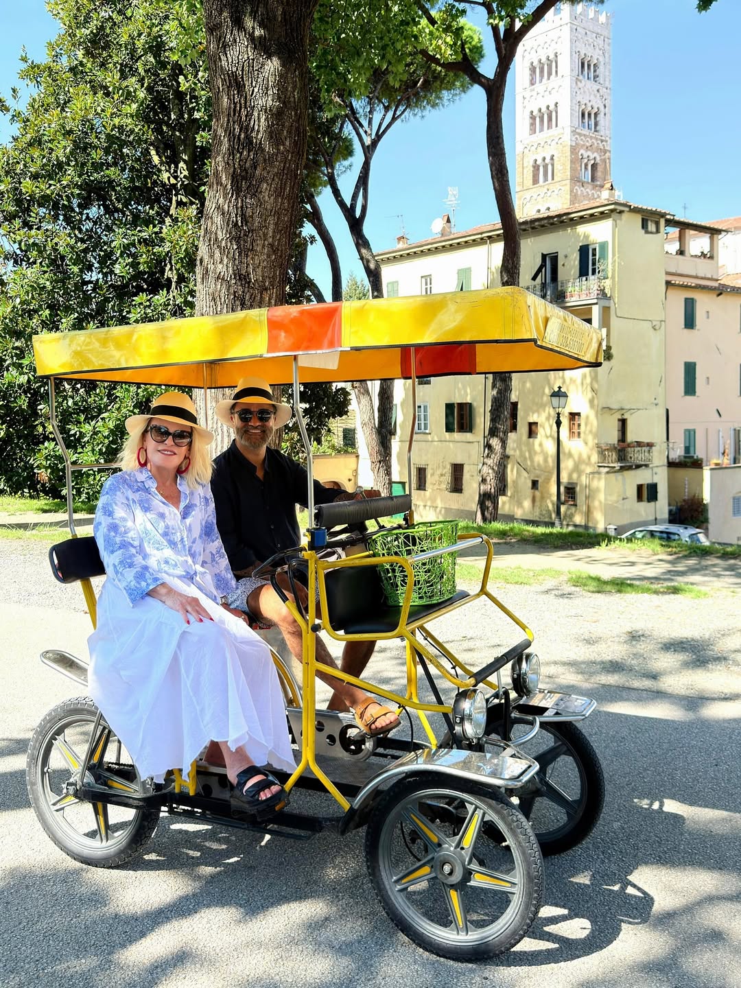 Ana Maria Braga com o marido, Fábio Arruda, na Itália - Foto: Reprodução / Instagram @anamariabragaoficial