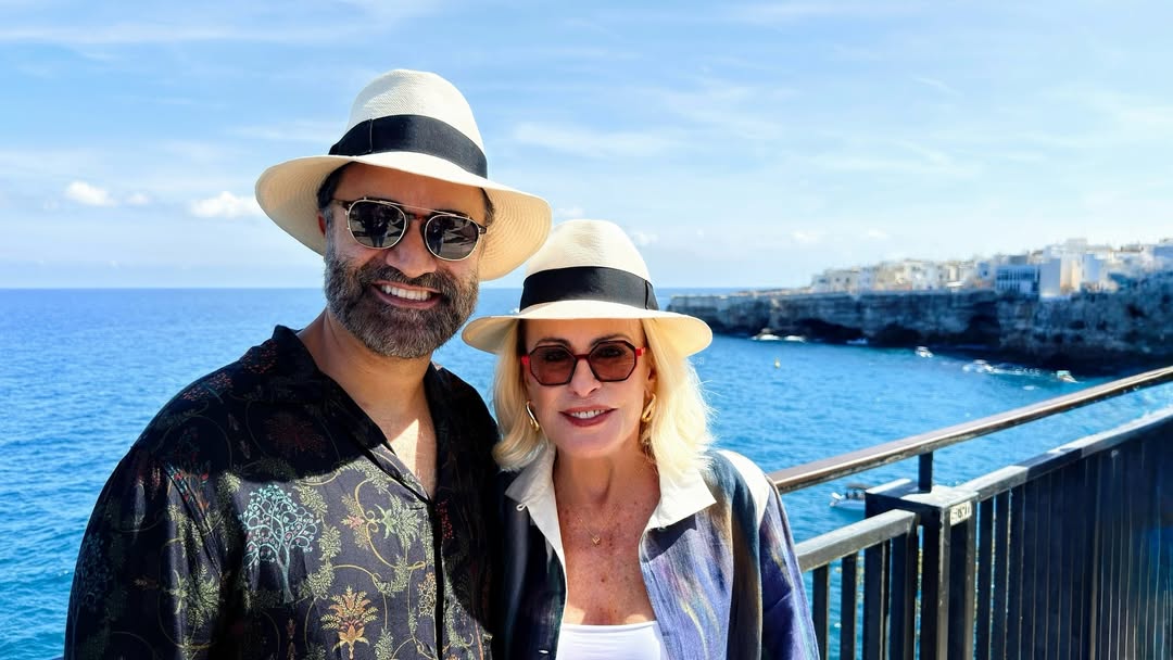 Ana Maria Braga e o marido, F&aacute;bio Arruda, na It&aacute;lia - Foto: Reprodu&ccedil;&atilde;o/Instagram
