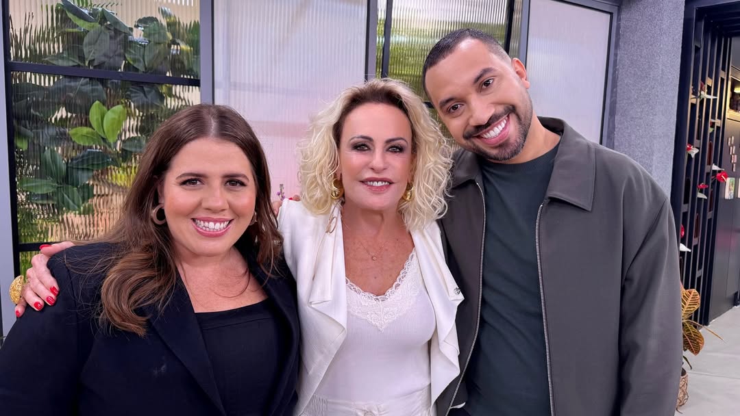 Tati Machado e Gil do Vigor comandam o Mais Voc&ecirc; nas f&eacute;rias de Ana Maria Braga - Foto: Daniela Toviansky / Globo