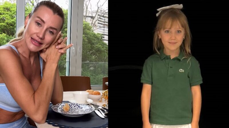 Ana Paula Siebert contou que filha está juntando dinheiro — Foto: Reprodução/ Instagram @anapaulasiebert