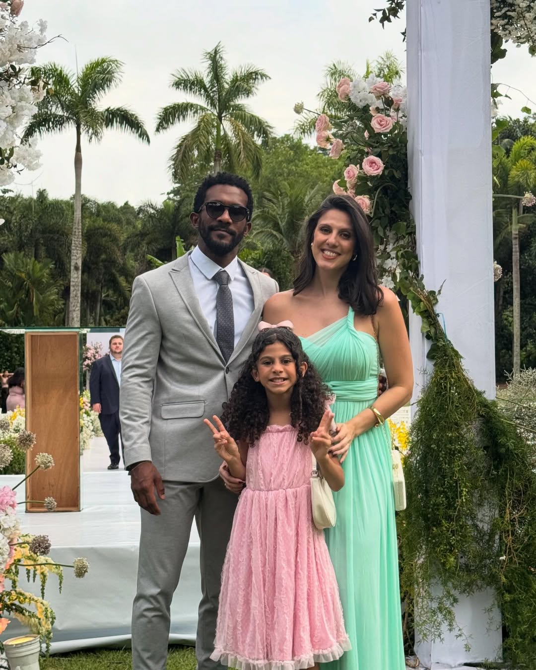 André Luiz Miranda com a esposa e a filha - Foto: Reprodução / Instagram @andreluizmiranda
