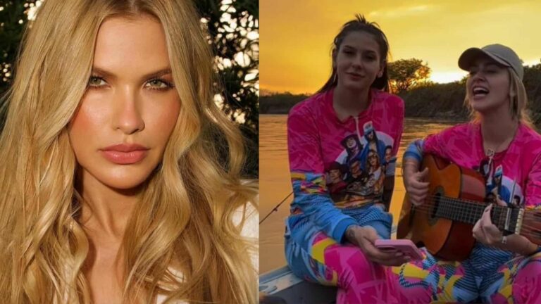 Andressa Suita comenta ao ver Ana Castela cantando música de Leonardo