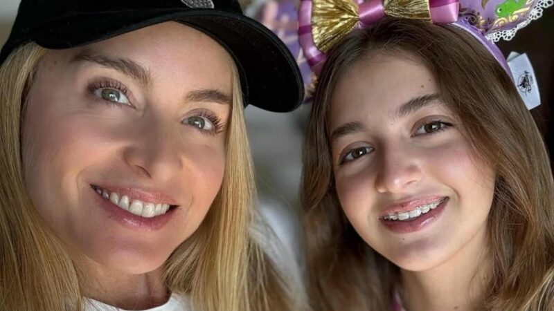 Angélica comemora aniversário da filha