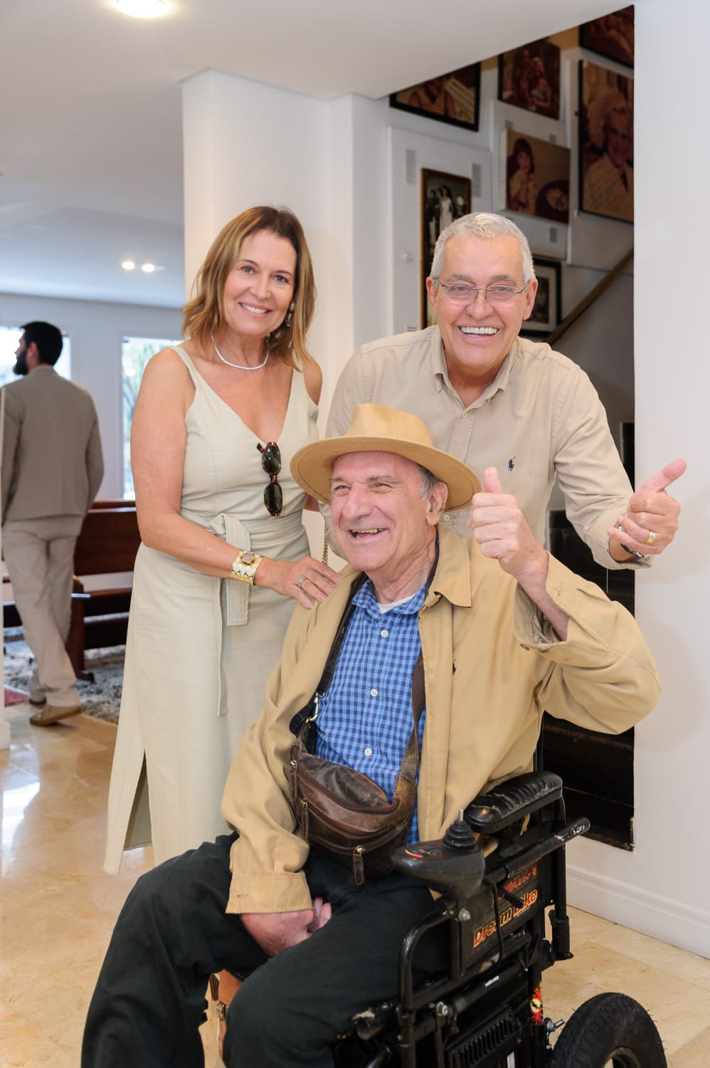 Patricia Naves, Mauro Naves e Osmar Santos - Foto: Samuel Chaves