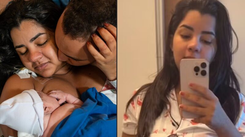 Ary Mirelle mostra a barriga pós-parto – Foto: Reprodução / Instagram @arymirelle