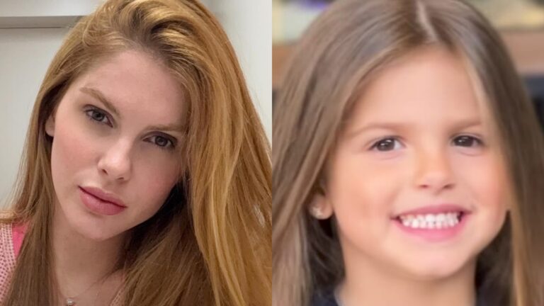 Bárbara Evans se derrete ao mostrar novo visual da filha: ‘Primeiro corte para valer’