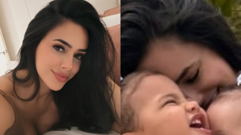 Bruna Biancardi encanta ao curtir o dia na praia com Mavie e Mel