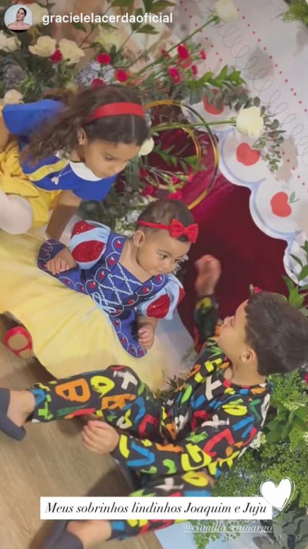 Julia, Clara e Joaquim