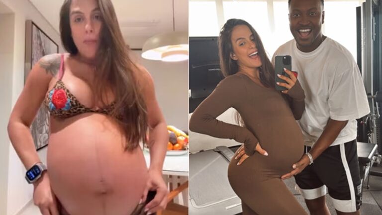Carol Peixinho expõe mudanças na gravidez e revela quantos quilos ganhou: ‘Até agora’