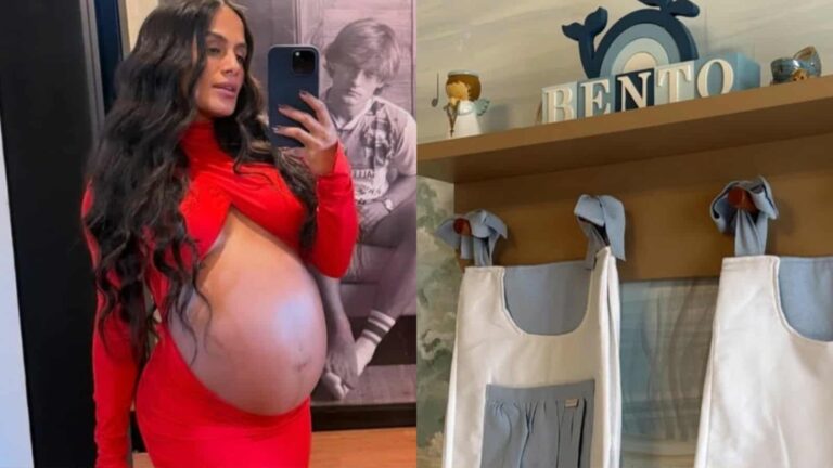 Carol Peixinho mostra cantinho pronto do quarto do filho: ‘Apaixonados’