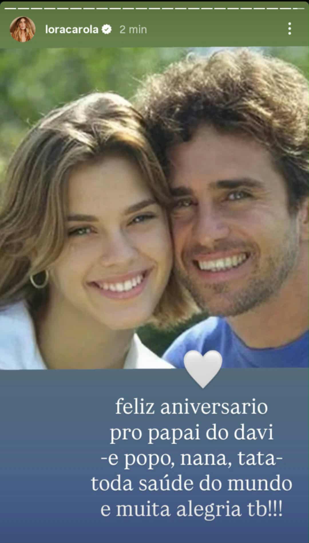 Carolina Dieckmmann parabeniza Marcos Frota