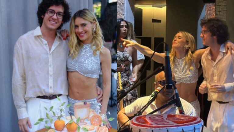 Carolina Dieckmmann compartilha cliques de sua festa de aniversário