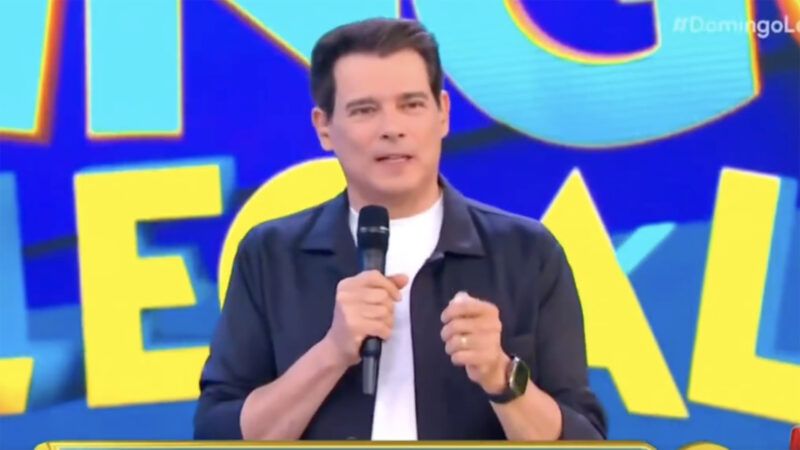 Celso Portiolli fica decepcionado com filhos de famosos no Domingo Legal
