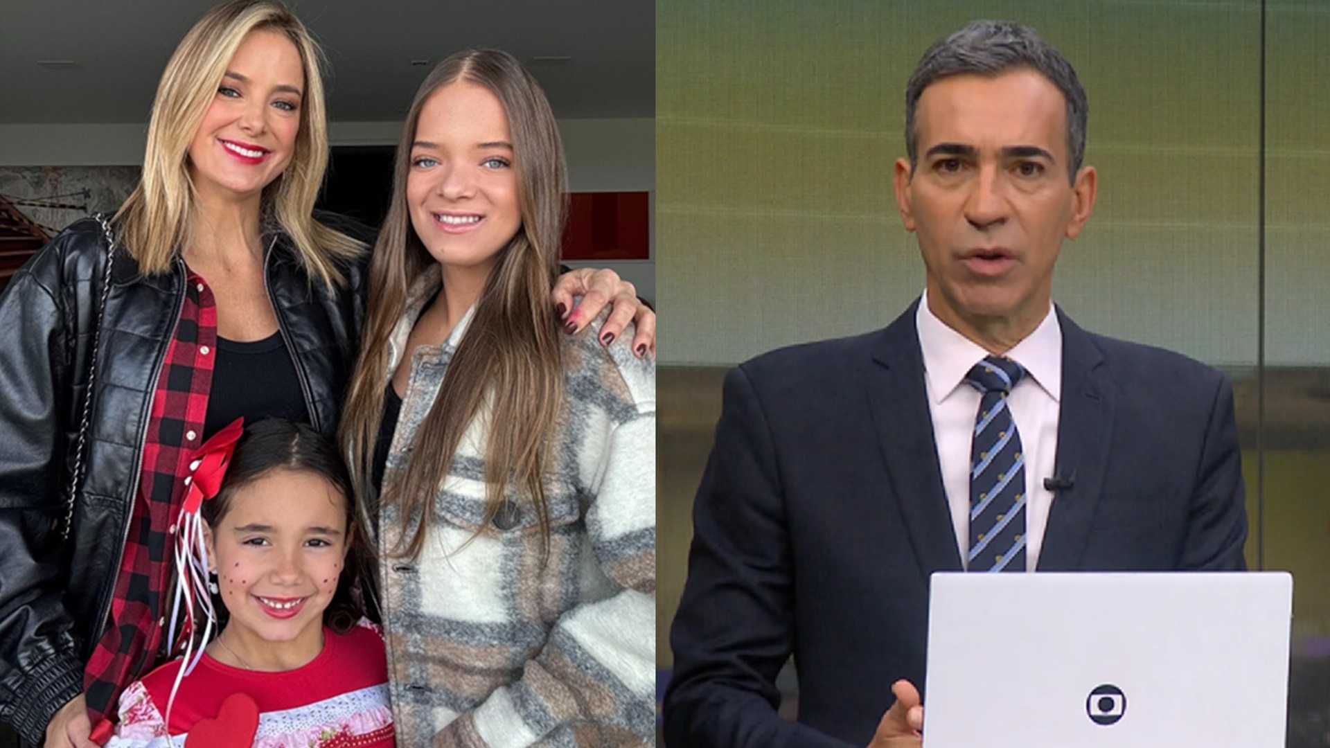 Cesar Tralli revela se toda a família vai para o RJ após assumir o Jornal Nacional