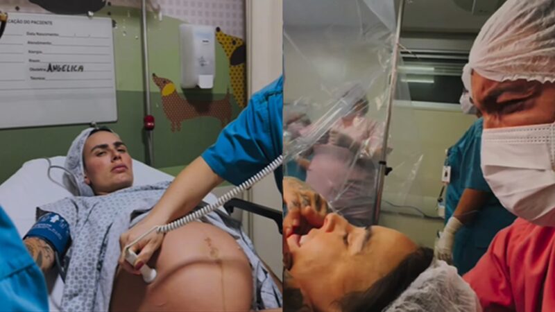 Clara Maia exibe vídeo inédito do parto dos filhos gêmeos - Foto: Instagram/@claramaia_
