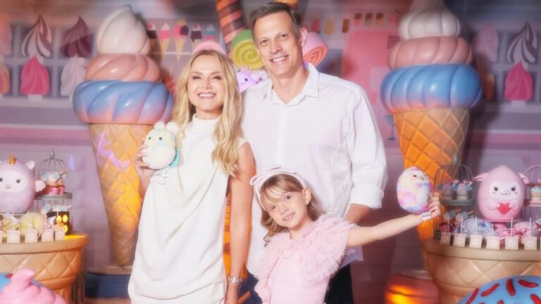 Festa da filha de Eliana: Detalhes da lembrancinha de aniversário sofisticada