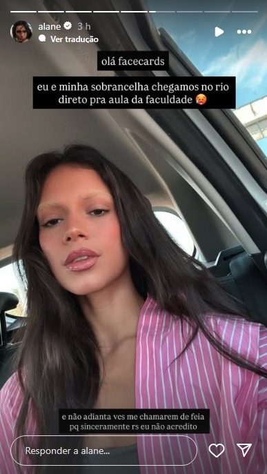Alane Dias rebate críticas por novo visual - Reprodução / Instagram
