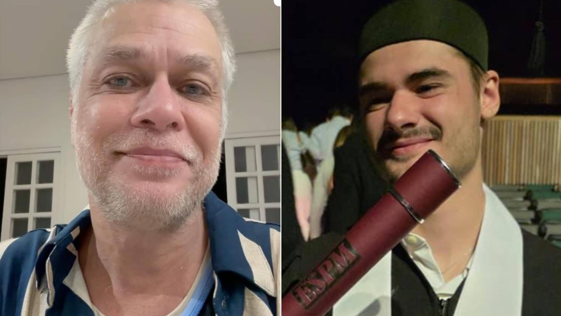 Qual é a profissão do filho de Fábio Assunção? Ele acaba de se formar na faculdade
