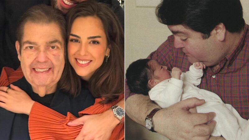 Faustão e a filha: Relembre quando ele apresentou a herdeira ao mundo