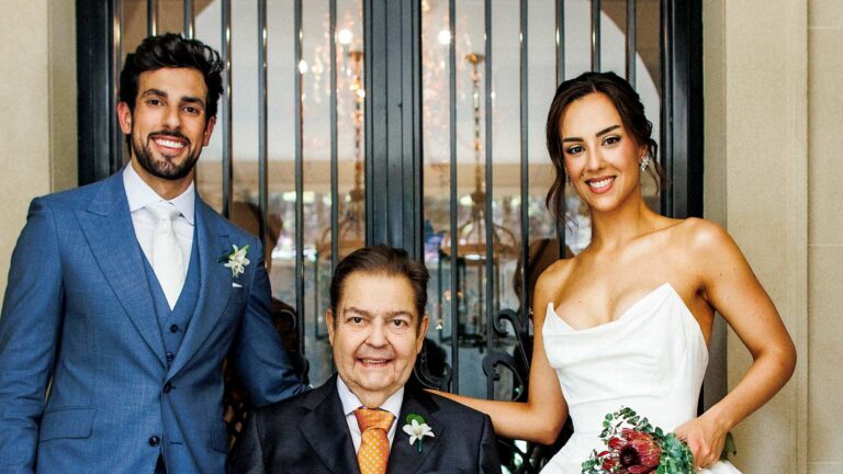 A emoção de Fausto Silva: ‘A felicidade do dia do casamento de um filho só se compara ao dia do seu nascimento’