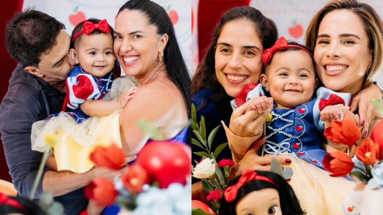 Graciele Lacerda abre álbum de fotos da festa de mesversário da filha
