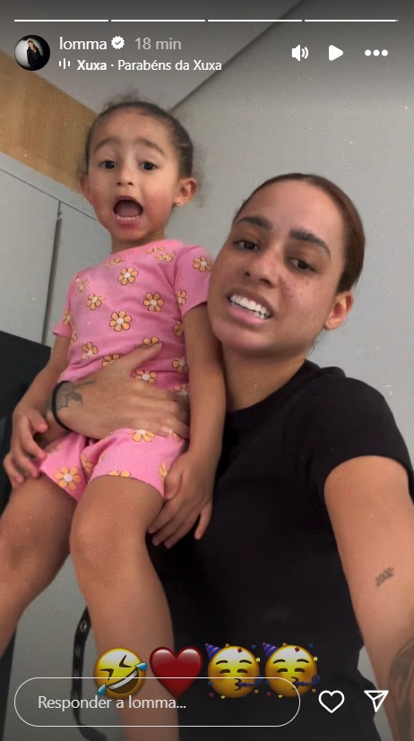 MC Loma e a filha, Melanie - Reprodu&ccedil;&atilde;o/Instagram