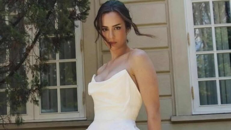 Filha de Faustão surge de noiva e surpreende com vestido de seu casamento; veja