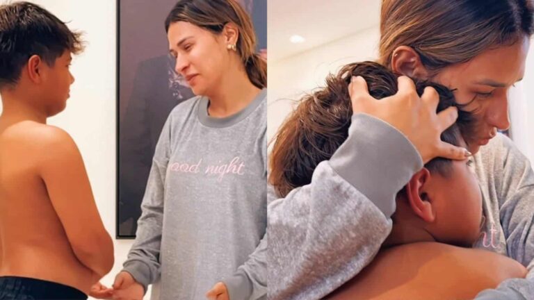 Filho de Simone Mendes tem choque de realidade ao saber do passado pobre da mãe