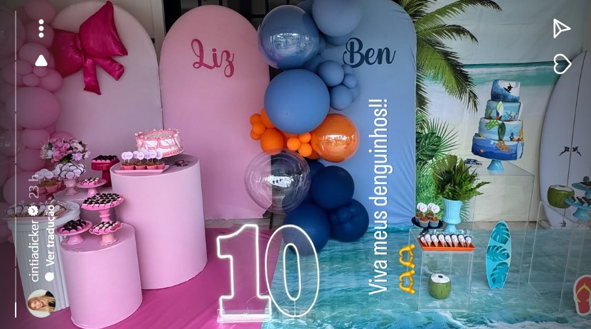 Filhos g&ecirc;meos de Pedro Scooby completam 10 anos - Foto: Reprodu&ccedil;&atilde;o / Instagram