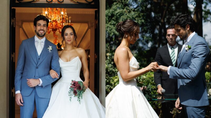 Lara e Julinho Casares se casam