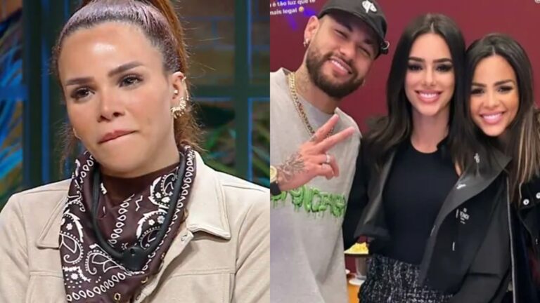 Ex-affair de Neymar, Gabily reage à torcida de Bruna Biancardi em A Fazenda 17