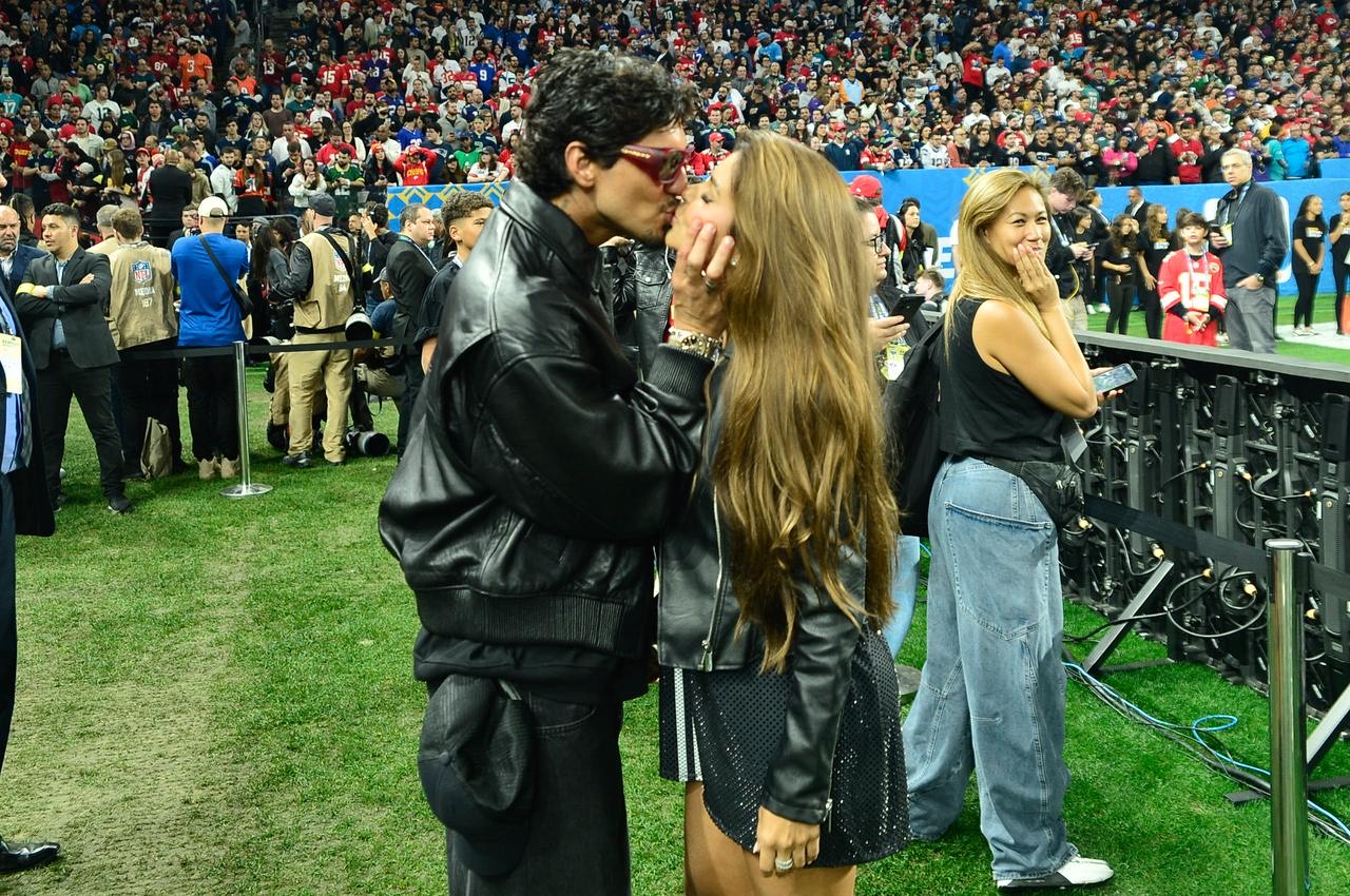 Gabriel Medina e Isabella Arantes na Arena Corinthians em SP - Fotos : Eduardo Martins / Brazil News