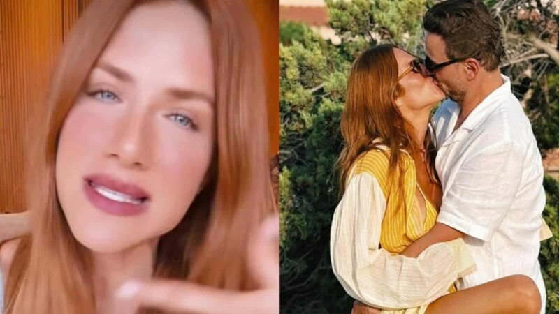 Giovanna Ewbank esclarece beijo na boca de Léo Fuchs: ‘Dou selinho nos meus amigos’