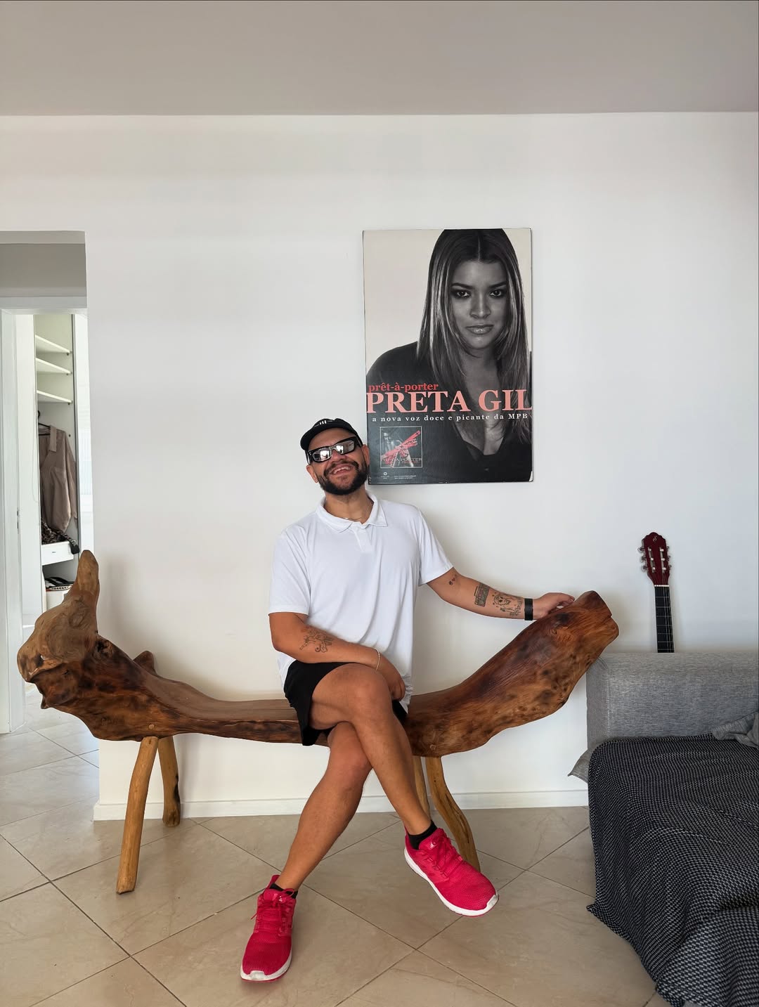 Gominho homenageia Preta Gil em sua nova casa - Foto: Reprodu&ccedil;&atilde;o / Instagram