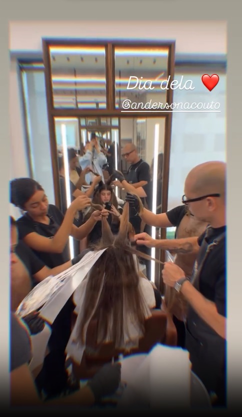 Filha de Grazi Massafera renova o visual - Reprodu&ccedil;&atilde;o/Instagram