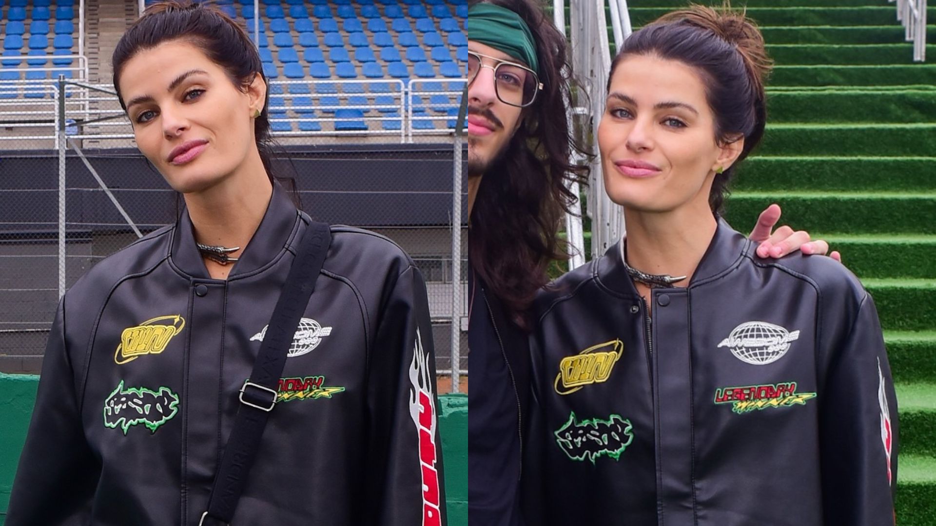 Filho de Isabeli Fontana e Henri Castelli faz rara aparição pública com a mãe