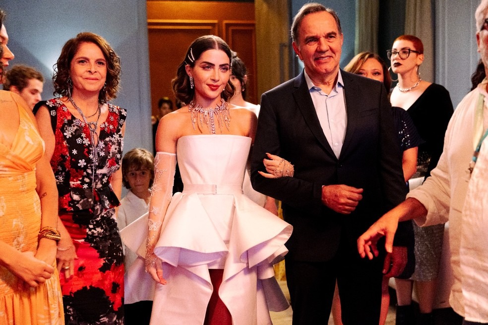 Humberto Martins e Jade Picon viveram pai e filha em Travessia - Foto: gshow / Victor Polack