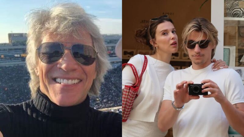 Jon Bon Jovi, Millie Bobby Brown e Jake Bongiovi - Foto: Reprodução / Instagram