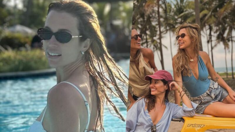Juliana Didone com as amigas
