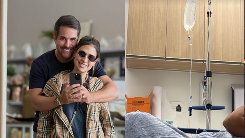 Marido de Simone Mendes faz alerta após diagnóstico da esposa e do filho: ‘Cuidem’